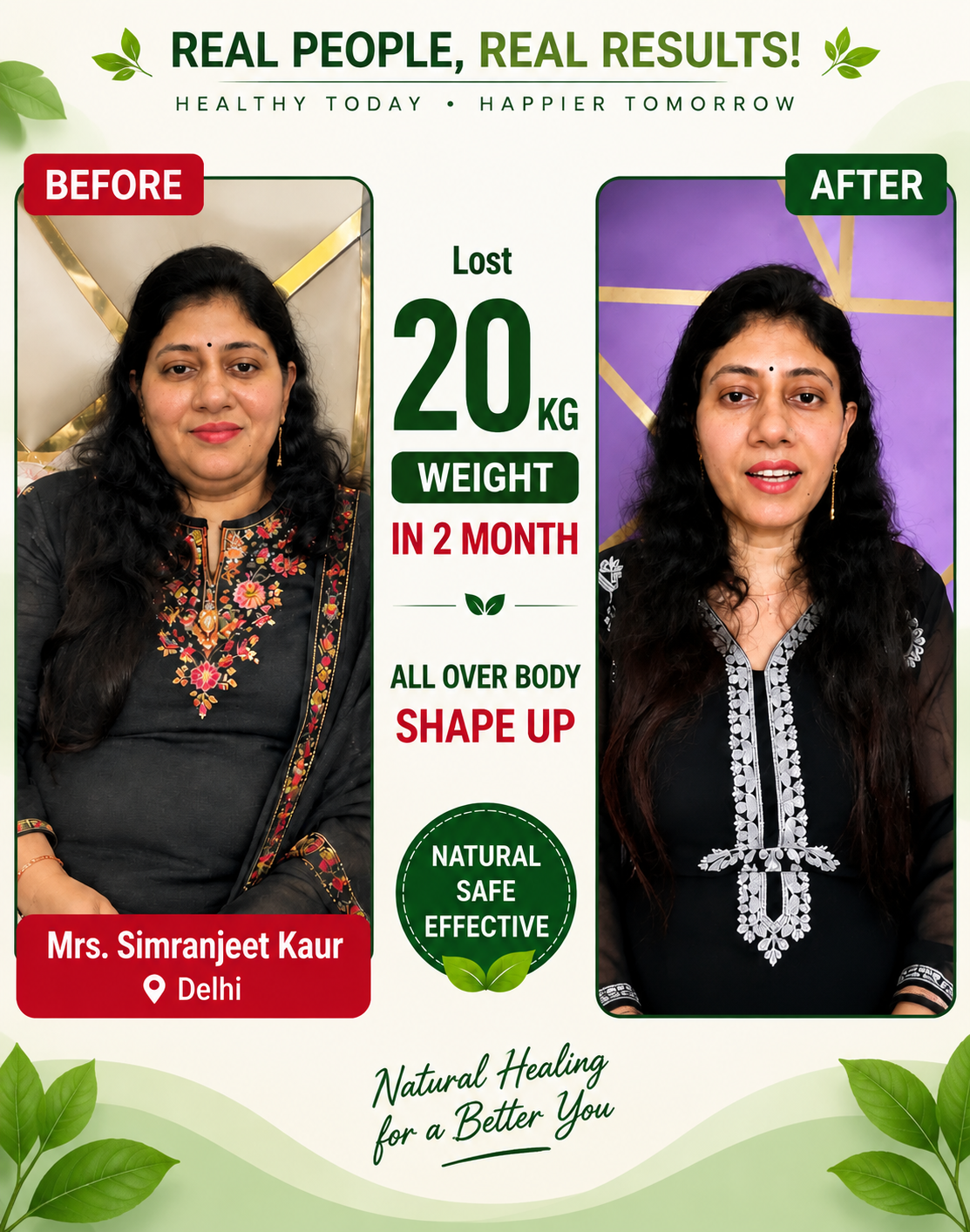 Weight Loss Result 1
